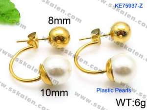 Plastic Earrings - KE75937-Z