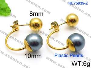 Plastic Earrings - KE75939-Z