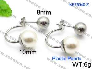 Plastic Earrings - KE75940-Z