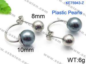 Plastic Earrings - KE75943-Z