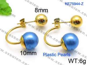 Plastic Earrings - KE75944-Z