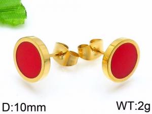 SS Gold-Plating Earring - KE76053-K