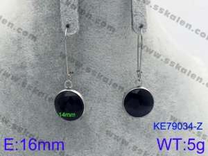 Stainless Steel Stone&Crystal Earring - KE79034-Z