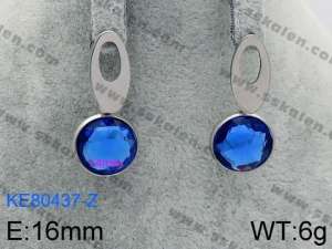 Stainless Steel Stone&Crystal Earring - KE80437-Z