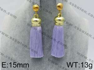 SS Gold-Plating Earring - KE80451-Z