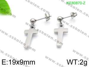 Stainless Steel Earring - KE80870-Z