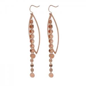 SS Rose Gold-Plating Earring - KE81976-KA