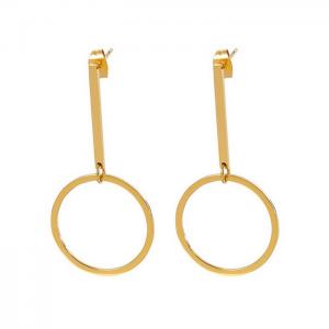 SS Gold-Plating Earring - KE82007-KA