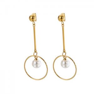 SS Gold-Plating Earring - KE82019-KA