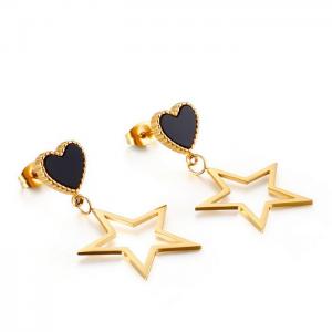 SS Gold-Plating Earring - KE82037-KA