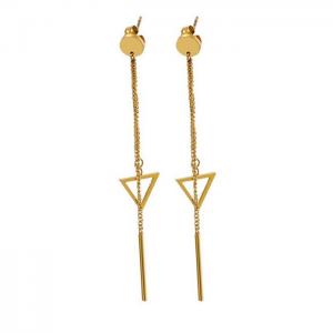 SS Gold-Plating Earring - KE82046-KA