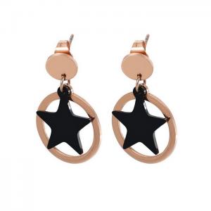 SS Rose Gold-Plating Earring - KE82050-KA