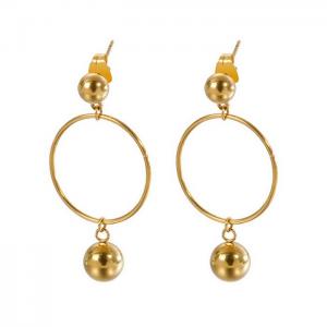 SS Gold-Plating Earring - KE82084-KA