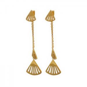 SS Gold-Plating Earring - KE82106-KA