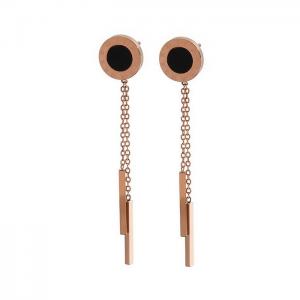 SS Rose Gold-Plating Earring - KE82115-KA