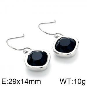 Stainless Steel Stone&Crystal Earring - KE82673-GC