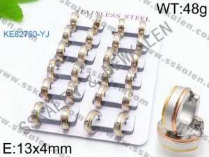 SS Rose Gold-Plating Earring - KE82760-YJ