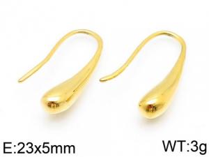 SS Gold-Plating Earring - KE83151-K