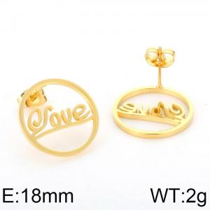 Off-price Earring - KE83170-KC