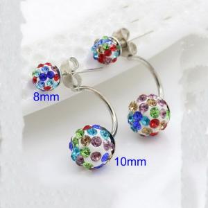 Crystal Ball Ear Ball - KE83288-Z