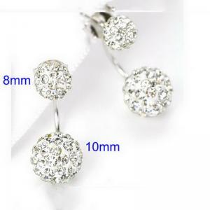 Crystal Ball Ear Ball - KE83290-Z