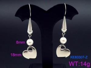 Stainless Steel Earring - KE83307-Z