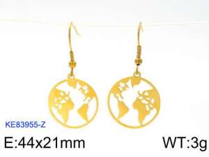 SS Gold-Plating Earring - KE83955-Z
