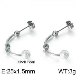 Stainless Steel Earring - KE84370-KFC