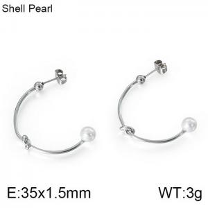 Stainless Steel Earring - KE84375-KFC