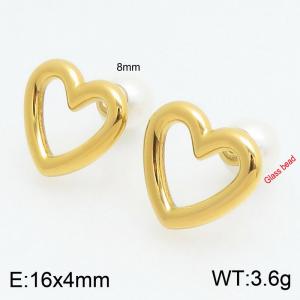 SS Gold-Plating Earring - KE84988-Z