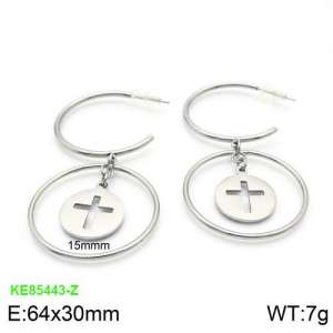 Stainless Steel Earring - KE85443-Z