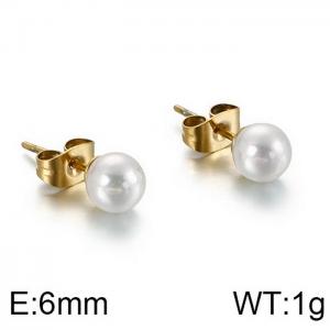 SS Gold-Plating Earring - KE86444-KFC