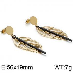 SS Gold-Plating Earring - KE86463-KFC