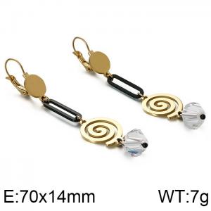 SS Gold-Plating Earring - KE86470-KFC