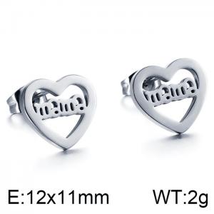 Stainless Steel Earring - KE86557-K