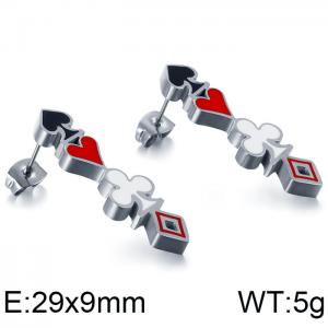 Stainless Steel Earring - KE86795-KFC