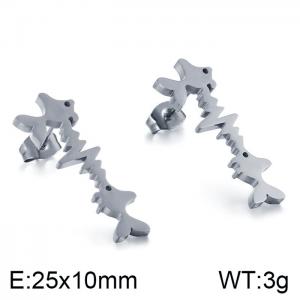 Stainless Steel Earring - KE86799-KFC