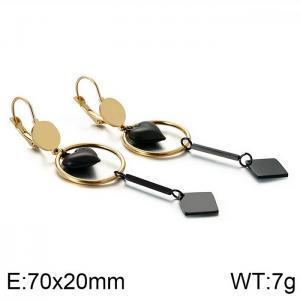 SS Gold-Plating Earring - KE86820-KFC