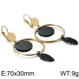 SS Gold-Plating Earring - KE86829-KFC