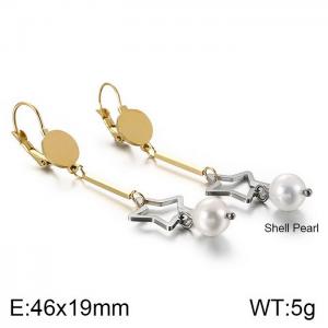 SS Gold-Plating Earring - KE86839-KFC