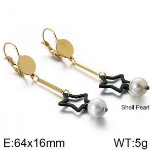 SS Gold-Plating Earring - KE86841-KFC