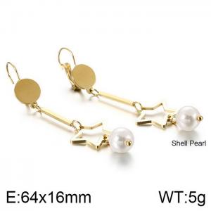 SS Gold-Plating Earring - KE86842-KFC