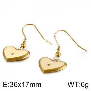 Stainless Steel Stone&Crystal Earring - KE86906-KPD