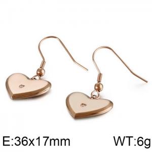 Stainless Steel Stone&Crystal Earring - KE86908-KPD