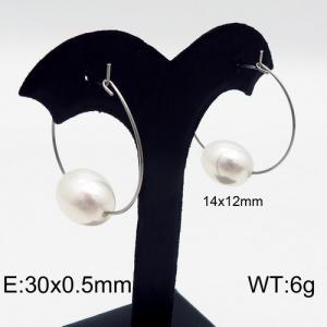 Stainless Steel Earring - KE87131-Z