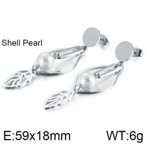 Stainless Steel Earring - KE87640-KFC