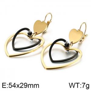 SS Gold-Plating Earring - KE87660-KFC