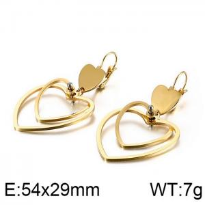 SS Gold-Plating Earring - KE87663-KFC