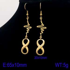 SS Gold-Plating Earring - KE87978-Z