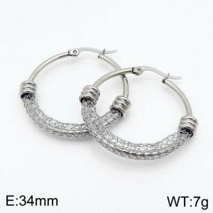 Stainless Steel Earring - KE88267-LO